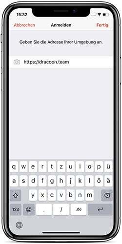 DRACOON_iOS_Login_1