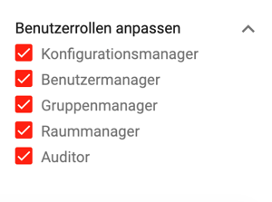 Benutzerrollen DRACOON